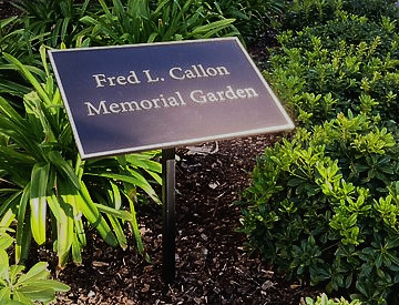 18 x 12 Bronze Garden Plaque on Heavy Duty Post 18 x 12 Bronze Garden Plaque on Heavy Duty Post