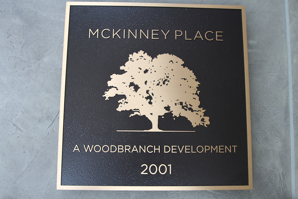 24" x 24" Bronze Plaque with Oxide Finish and Recessed Paint Filled Background Dark oxide pebble Blind studs on back for mounting
