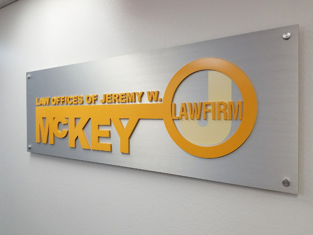 72" x 24" x 1/4" thick brushed aluminum panel 1/4" thick aluminum letters painted in your custom colors