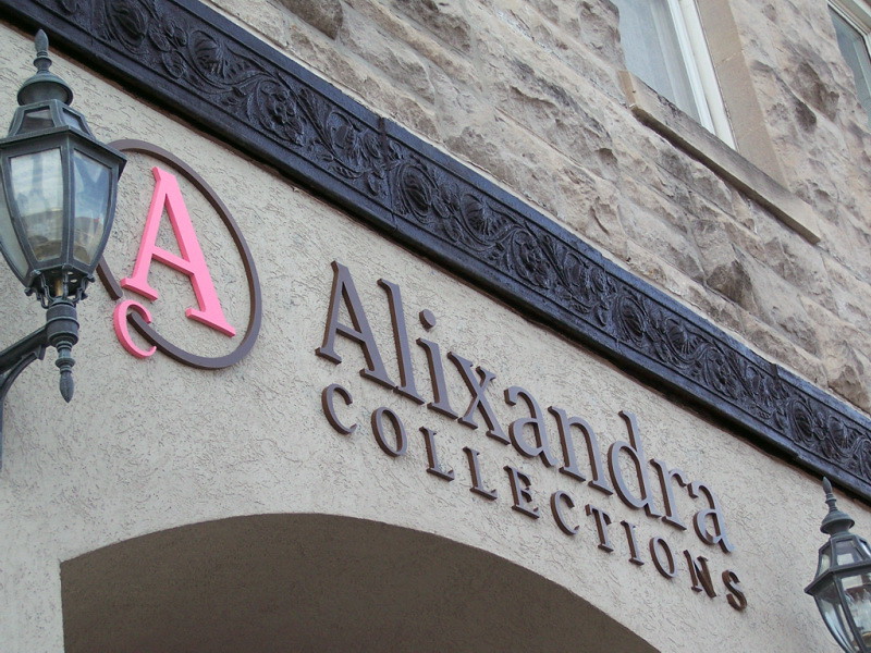 Acrylic Logo sign painted custom colors