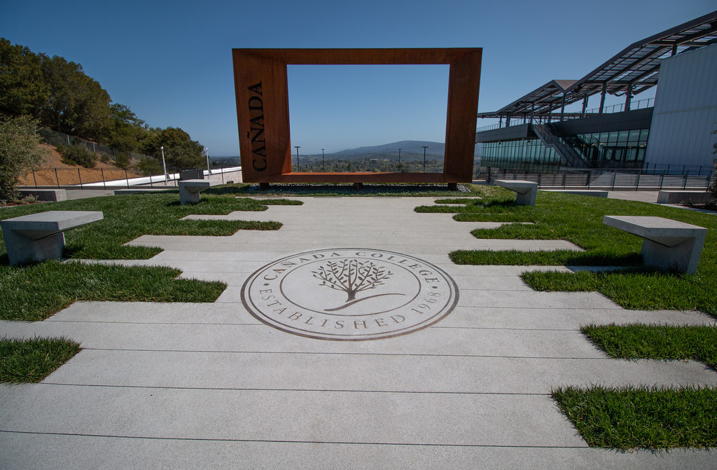 Bronze letters customer installed in path