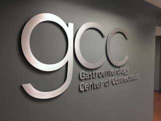 Brushed Aluminum Logo Letters
