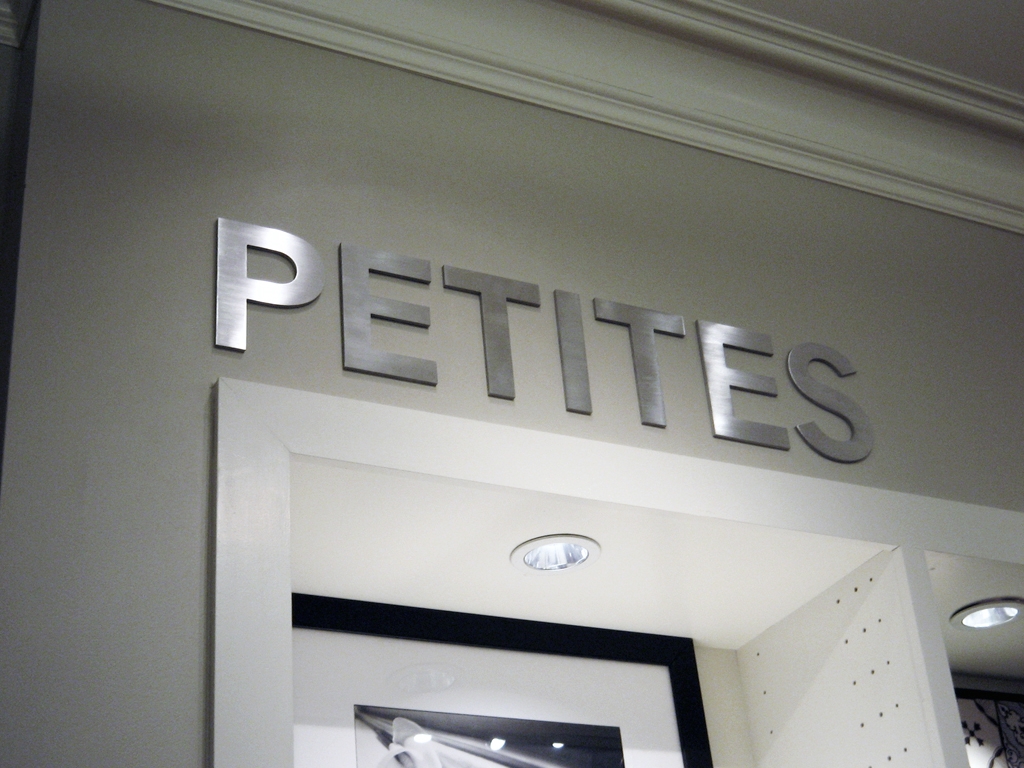 Brushed Stainless steel letters