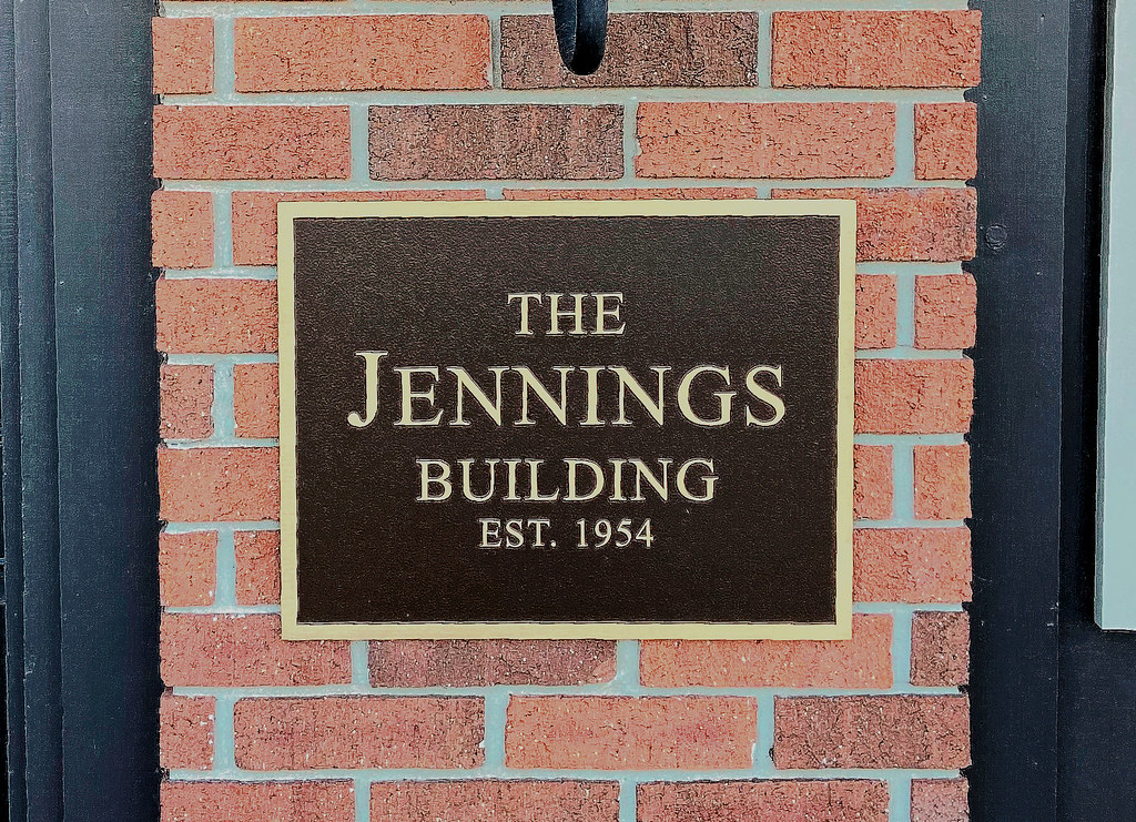 Building Identification Bronze Plaque