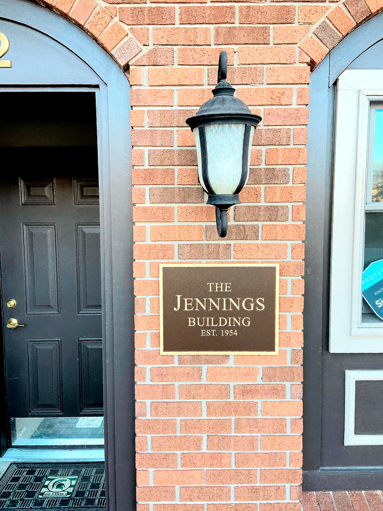 Building Identification Bronze Plaque