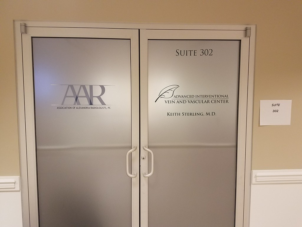 Full frosted privacy vinyl for double door entrance